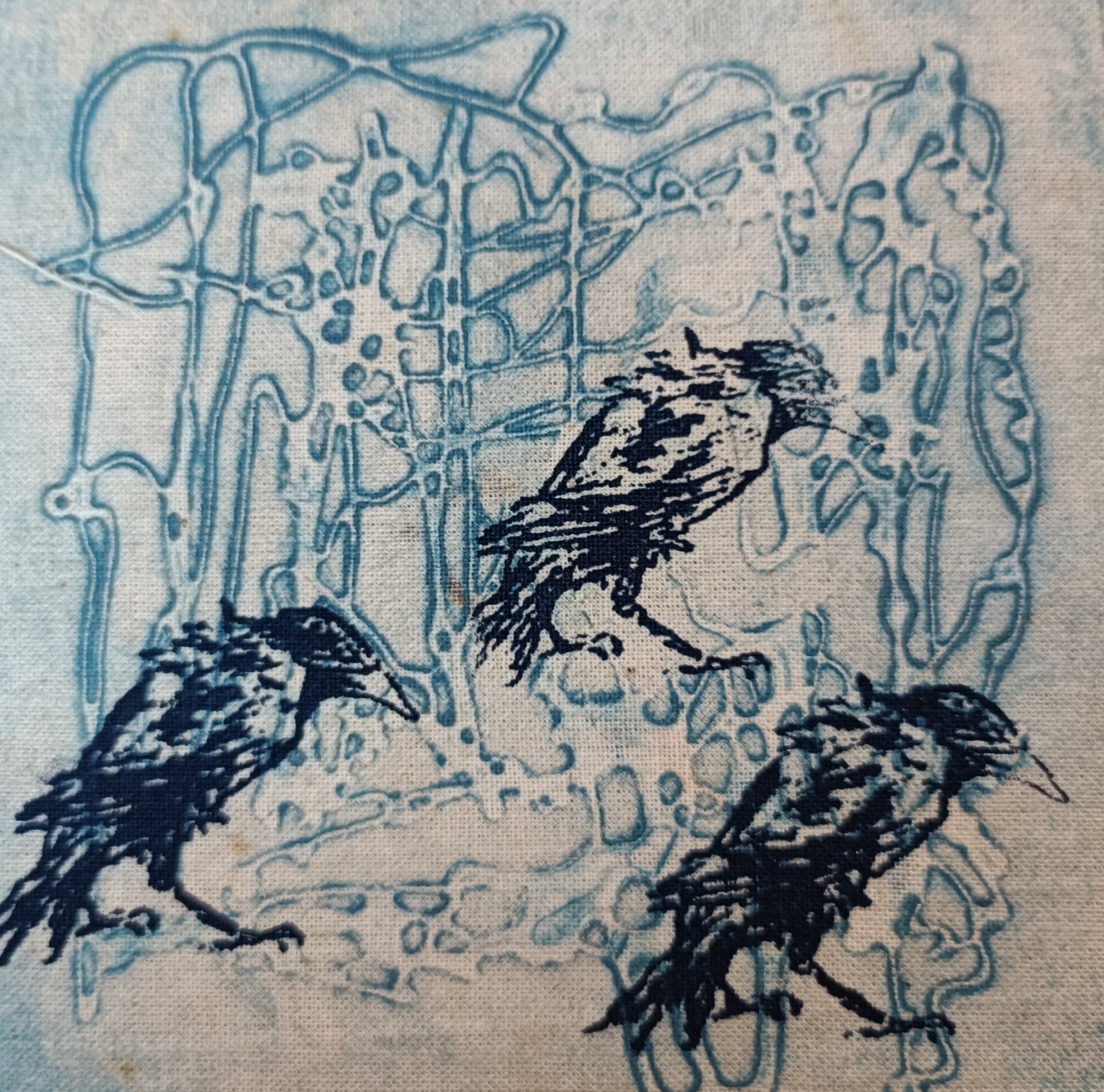 'A Murder of crows' greeting card