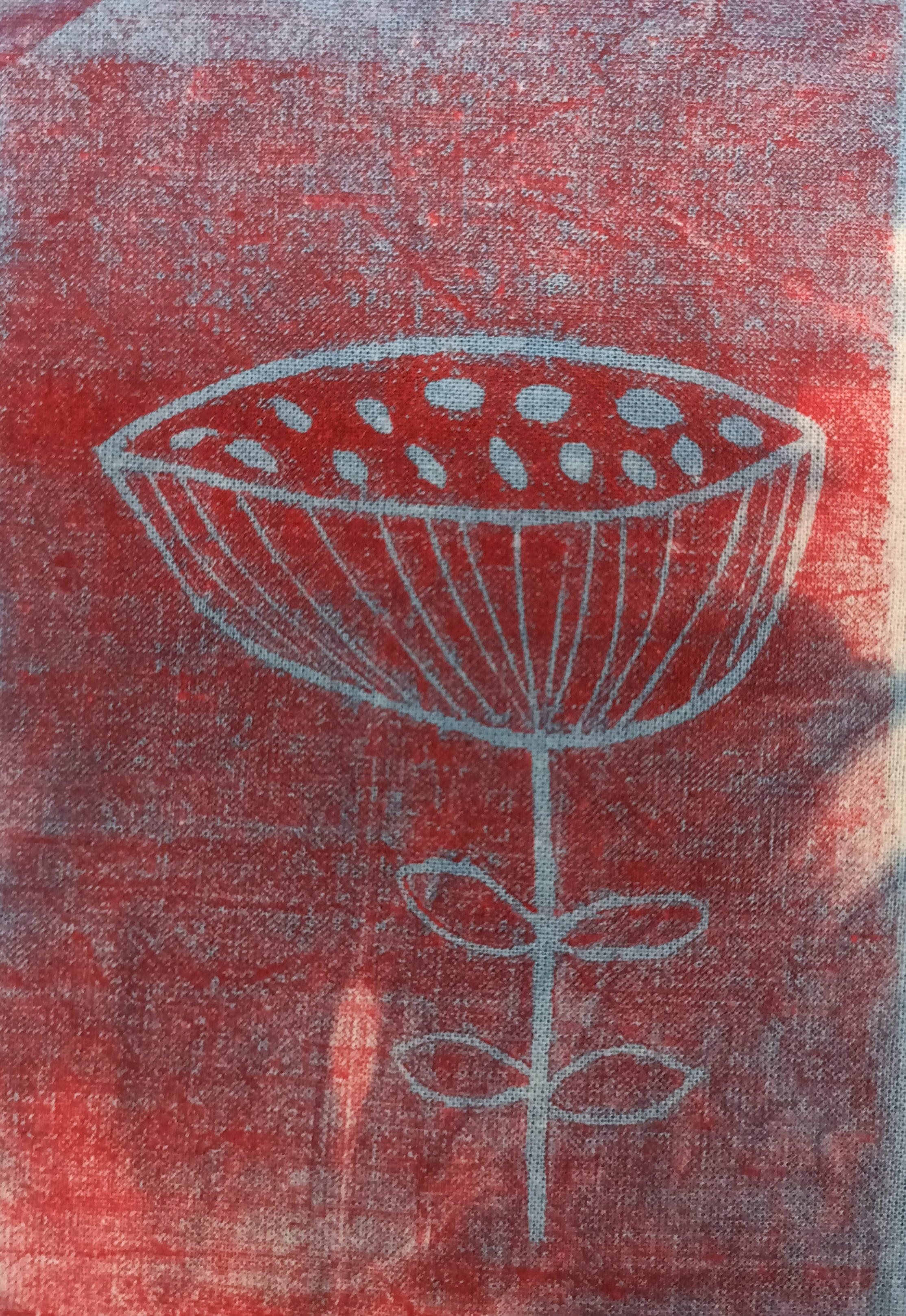 'A single seed-head' greeting card