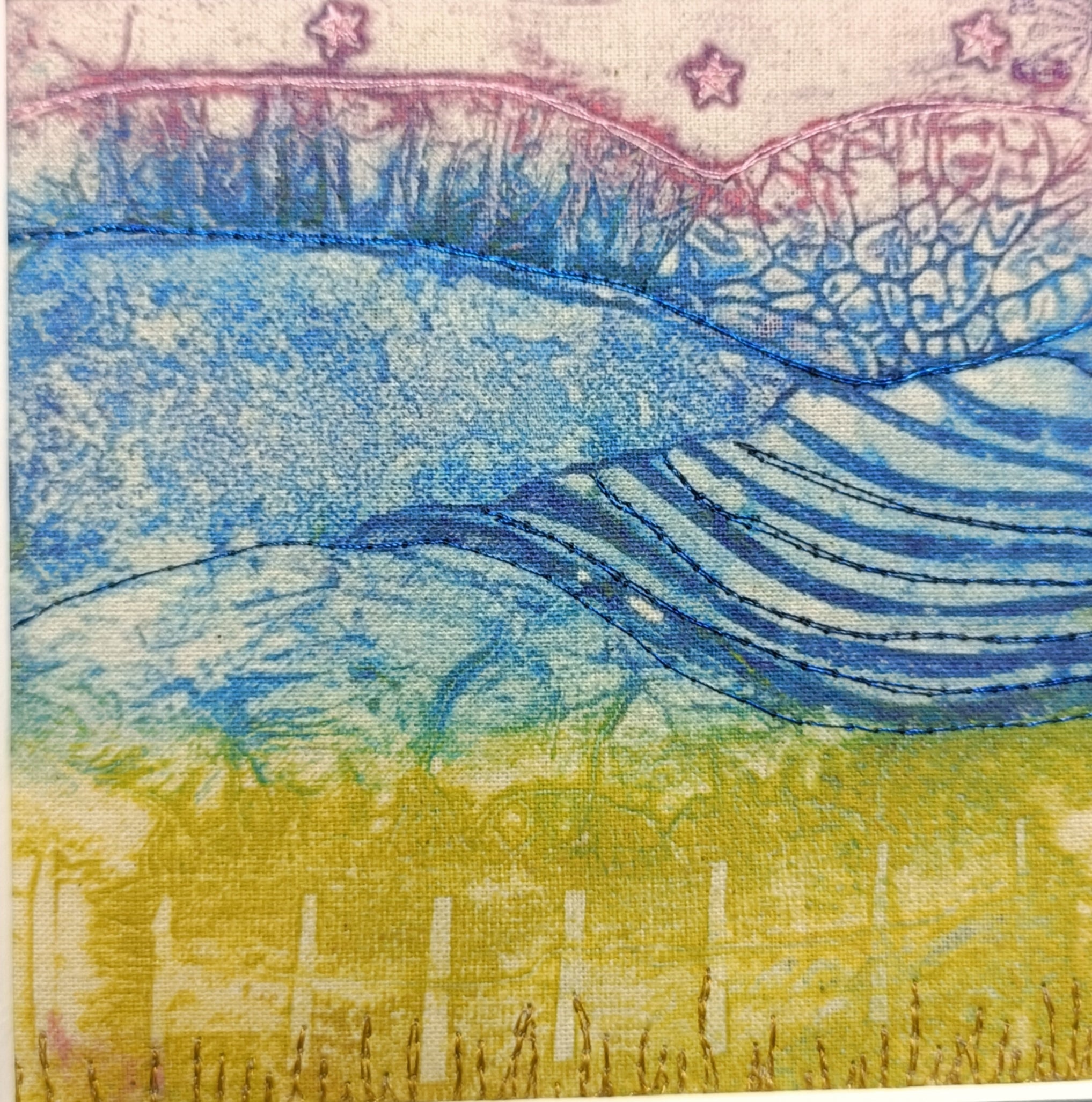 'A star-lit walk' greeting card