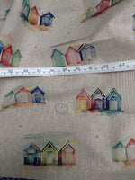 Load image into Gallery viewer, Beach Huts fabric
