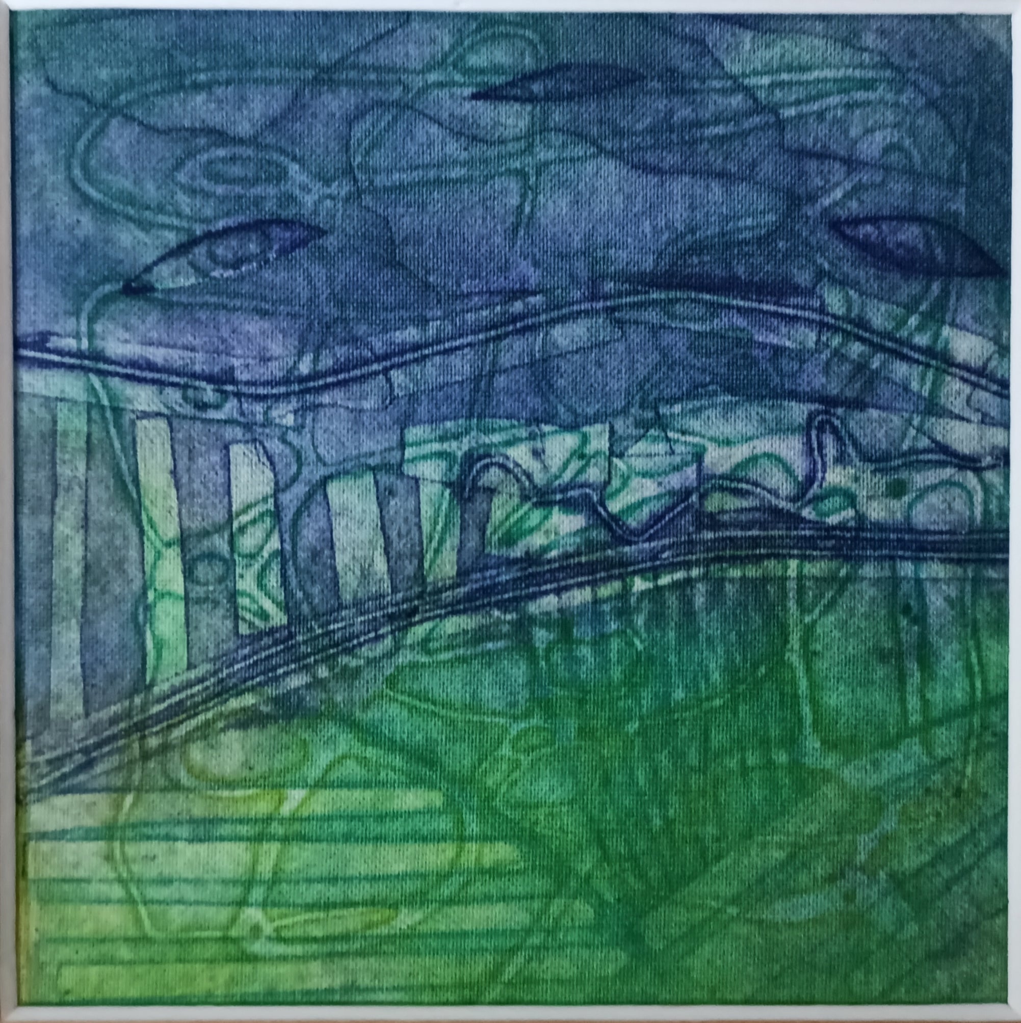 'Dark skies over the Lincolnshire Wolds' greeting card