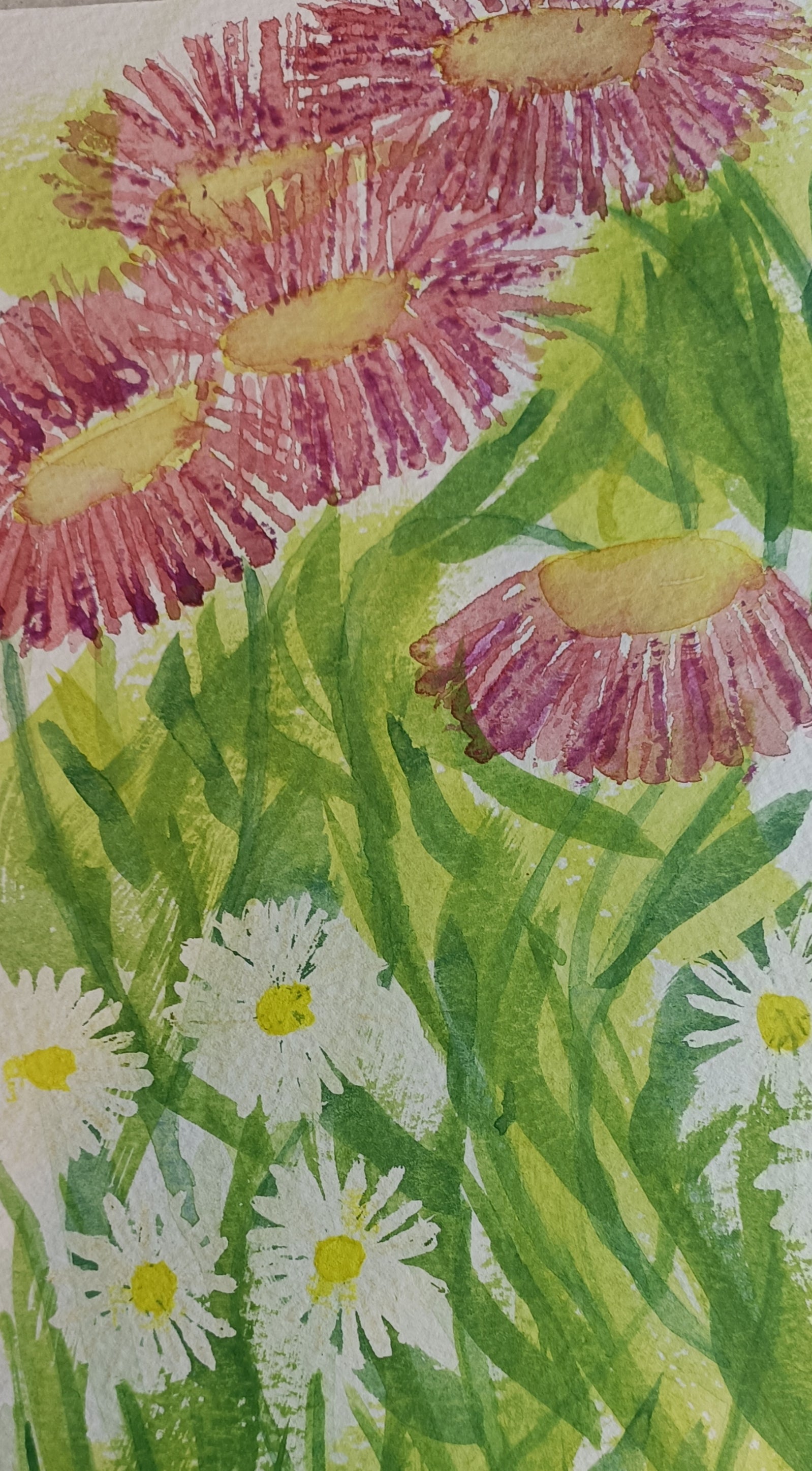 'Flower Power' greeting card