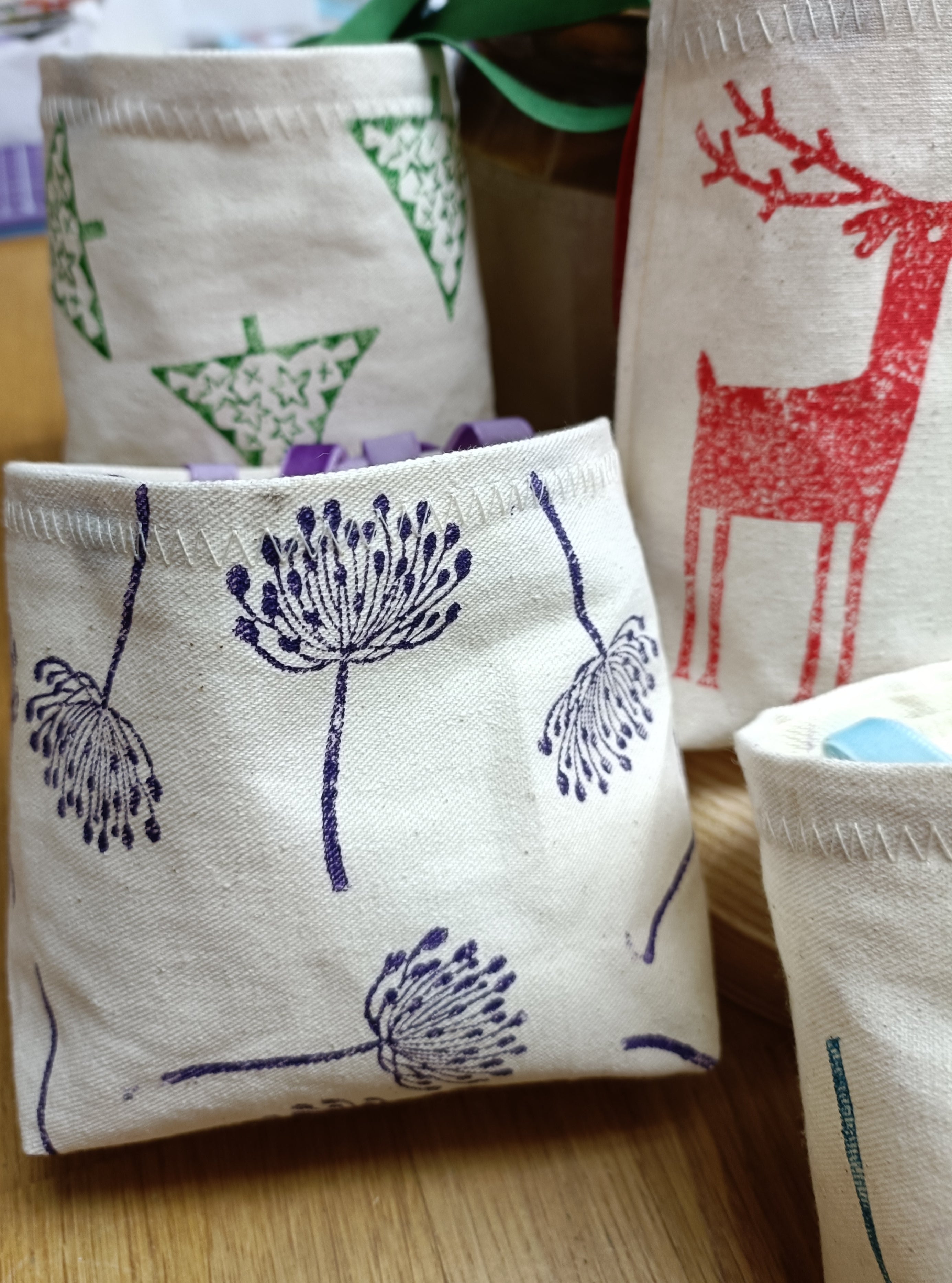 Printed Fabric Gift Bag Workshop