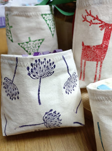 Printed Fabric Gift Bag Workshop