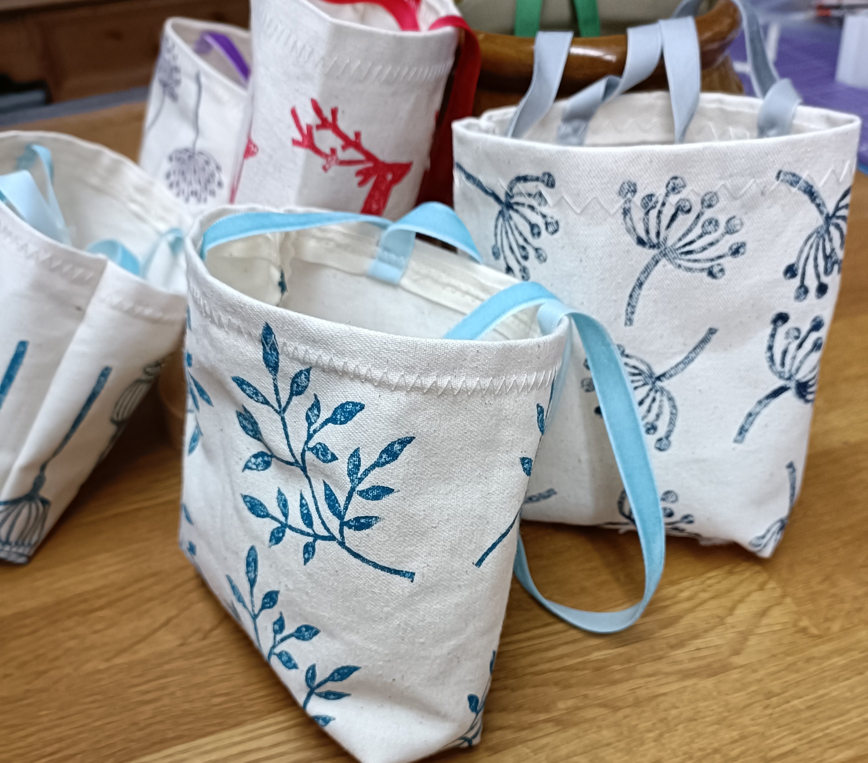 Printed Fabric Gift Bag Workshop