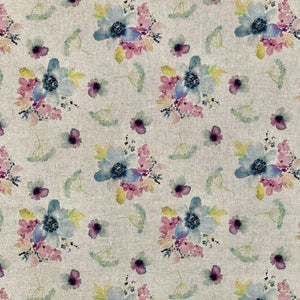 Autumn Botanical Linen-look Fabric