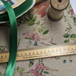 Load image into Gallery viewer, Botanical Flowers Linen-look Fabric
