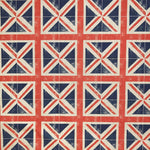 Load image into Gallery viewer, Union Jack Linen-look fabric
