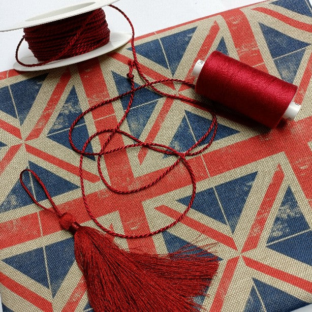 Union Jack Linen-look fabric