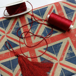 Load image into Gallery viewer, Union Jack Linen-look fabric
