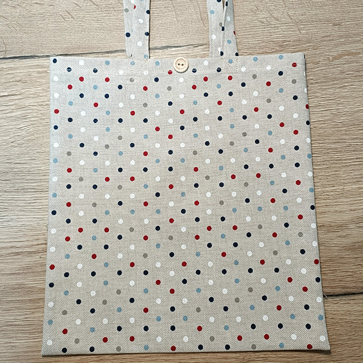 Small Spotted Design Tote Bag