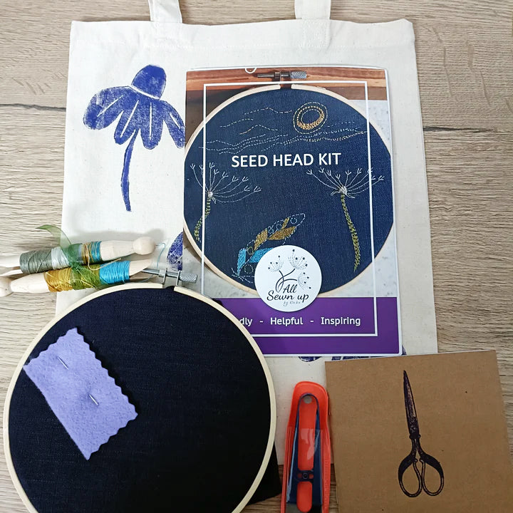 Seed Head embroidery kit