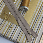 Load image into Gallery viewer, Mustard Stripe Linen-look Fabric
